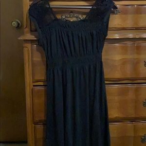 Black swimsuit cover